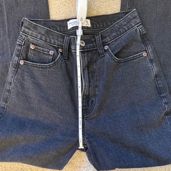 Abercrombie & Fitch The Ankle Straight Ultra High Rise Jeans 25S - Picture 7 of 8